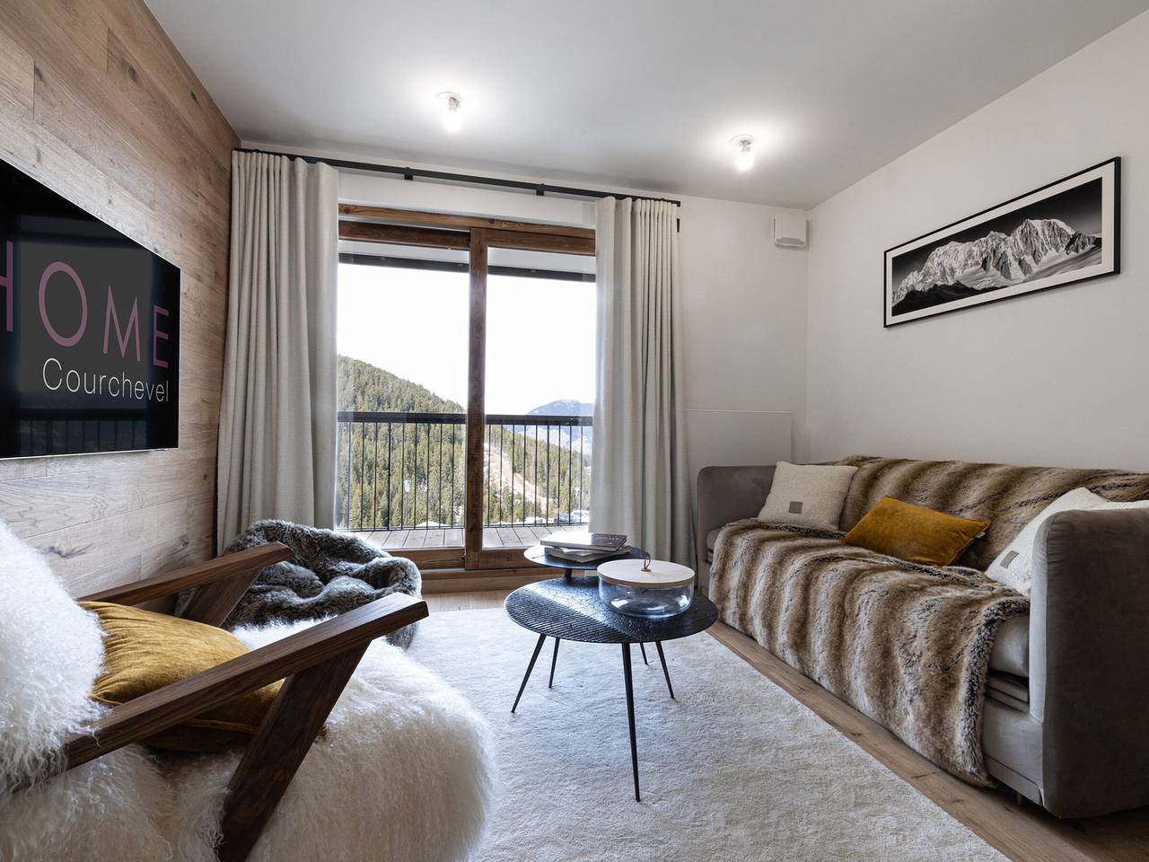 Apartamento entero, Nuevo y Soleado, 2P + Cabina, Cerca del Centro y Pistas, Balcón, Wifi, Parking in Courchevel 1650 (Moriond), Saint-Bon-Tarentaise