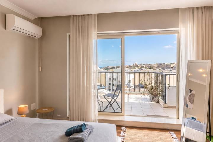 Appartement de vacances pour 4 personnes, avec vue sur l’océan et terrasse, animaux acceptés
