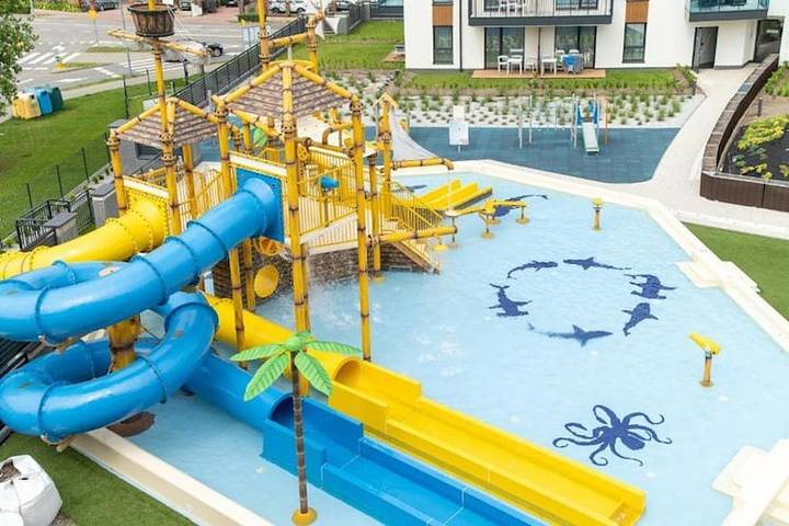 Ferienwohnung für 4 Personen, mit Balkon und Kinderpool sowie Sauna in Międzyzdroje - 2