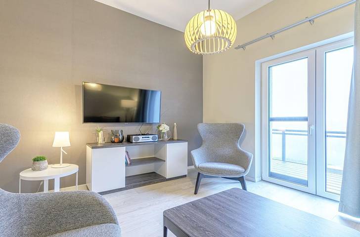 Ferienwohnung für 4 Personen, mit Balkon und Sauna sowie Seeblick in Wustrow - 4