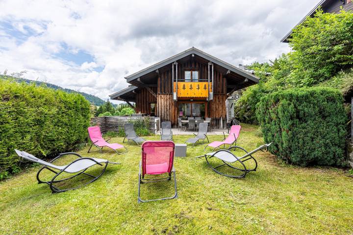 Chalet pour 8 personnes, avec Balcon et Jardin