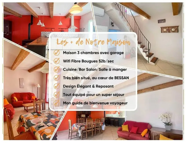 Casa de vacaciones para 6 personas, con balcón - 1