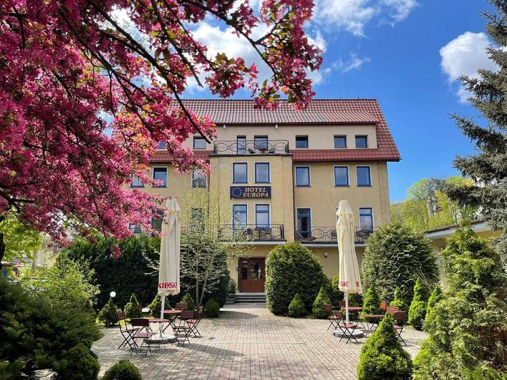 Hotel dla 3 osób, z Taras i Ogród oraz Widok w Polanica Zdrój