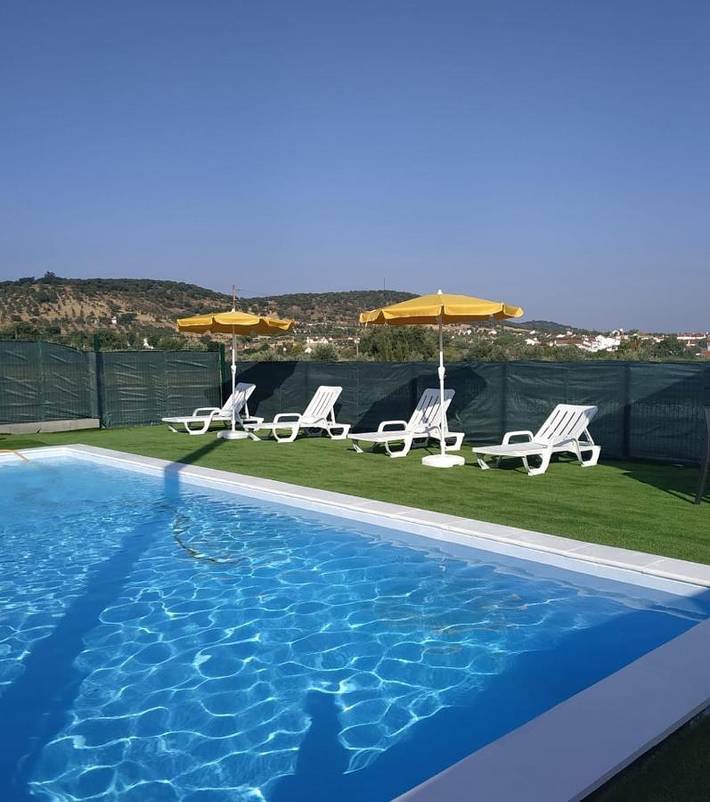 Maison d’hôte pour 2 personnes, avec Terrasse ainsi que Piscine et Vue dans Montemor-o-Novo