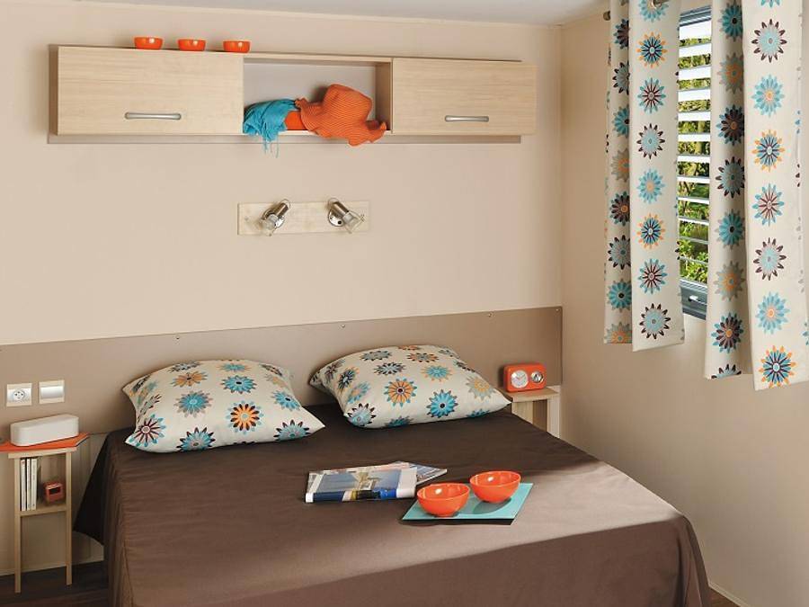 Camping Amélia - Mobilhome 4 personas - Jade 23m² + terraza cubierta + aire acondicionado in Amélie-les-Bains-Palalda, Región Céret