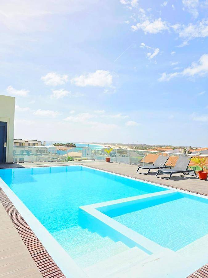 Vakantiewoning voor 4 personen, with tuin and zwembad as well as uitzicht, met huisdier in Kaapverdië