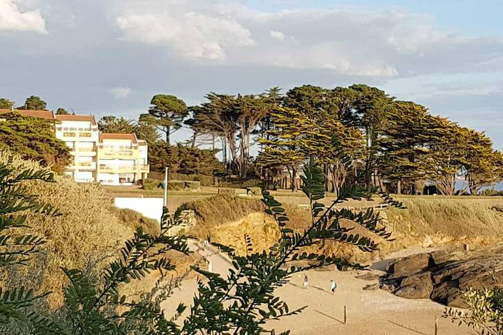 Gîte pour 4 personnes, avec balcon et jardin dans Plage de La Birochère