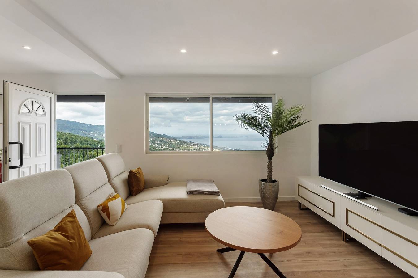 Suitekamer met uitzicht op de bergen, Wi-Fi en airconditioning in Gaula, Madeira