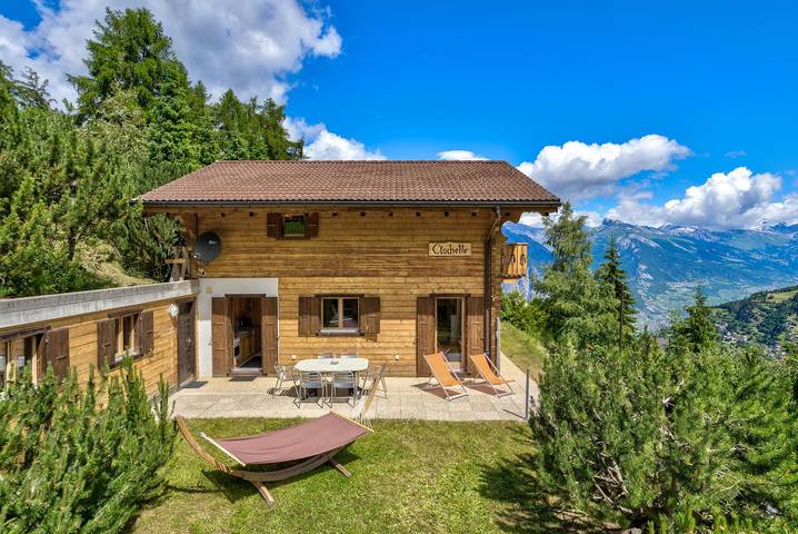 Chalet für 8 Personen, mit Sauna und Garten, kinderfreundlich in der Schweiz