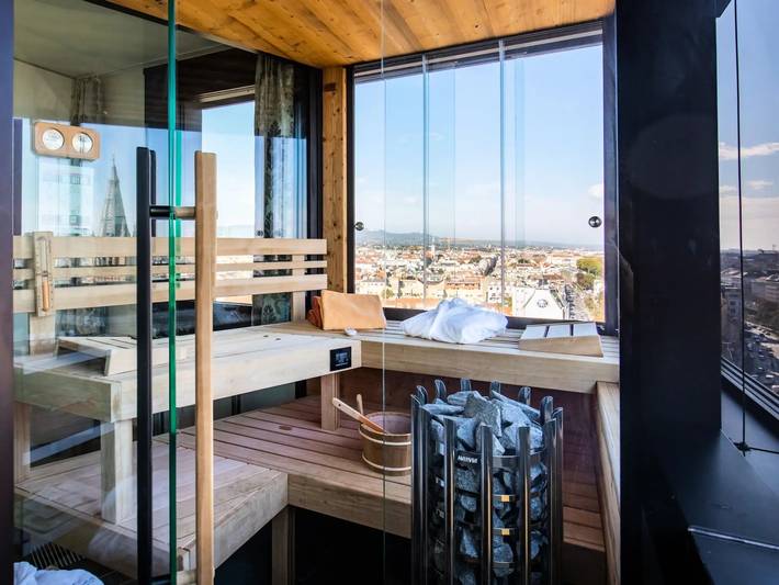 Ferienwohnung für 4 Personen, mit Sauna in Wien