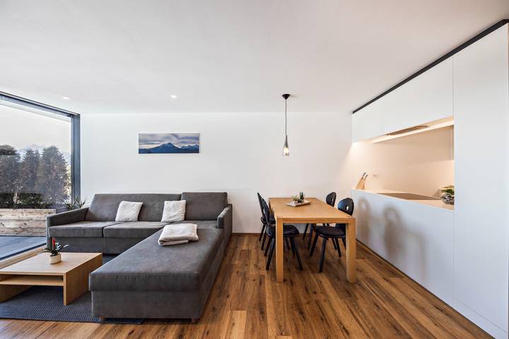 Ganze Wohnung, Ferienwohnung 'Laugen Residenze Moritz' in der Nähe von Meran mit Bergblick und Garten in Hafling Oberdorf, Hafling