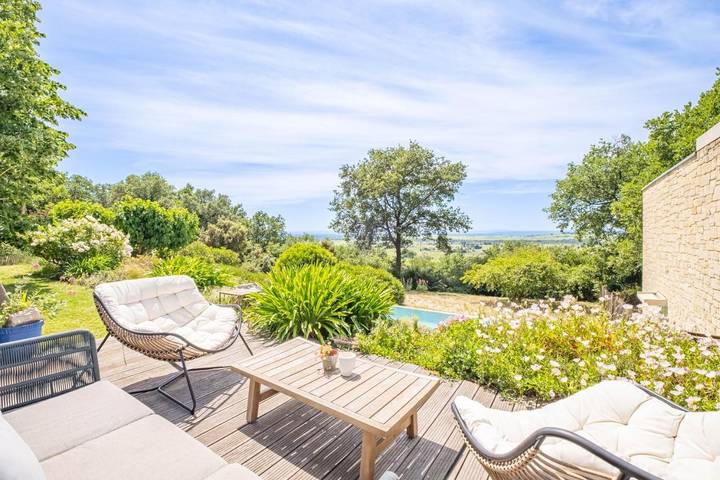 Villa für 10 Personen, mit Ausblick und Garten sowie Pool, mit Haustier - 1