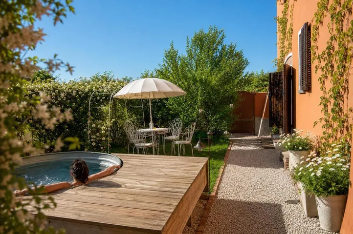 Apartamento de vacaciones para 4 personas, con piscina y jardín - 1