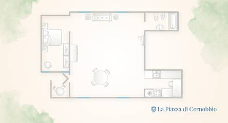 Appartamento per 4 Persone in Cernobbio, Lago di Como, Foto 4