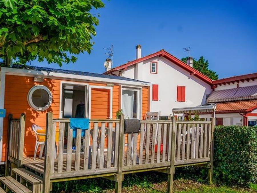 Camping Paradis - La Ferme Erromardie - Mobilheim 2 personen - Mendia in Saint-Jean-de-Luz, Bayonne und Umgebung