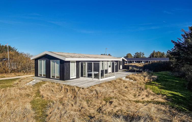 Ferienhaus mit Meerblick für 6 Personen, mit Garten und Terrasse in Grønhøj Strand