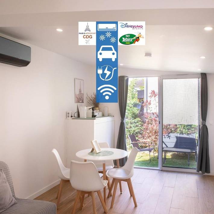 Gîte pour 3 personnes, avec jardin à Varreddes