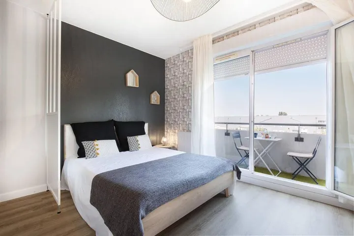 Apartamento de vacaciones para 2 personas, con jardín y piscina - 1