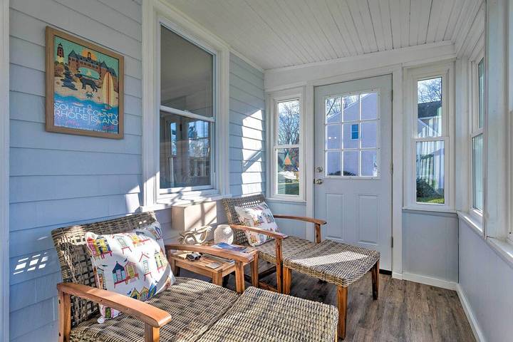 Vacation rental for 6 people, with yard in Narragansett