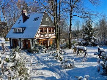 Ferienhaus für 2 Personen, mit Garten und Ausblick in Niederschlesien