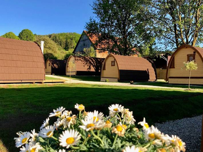 Hütte für 2 Personen, mit Terrasse und Garten, kinderfreundlich in Franken - 2