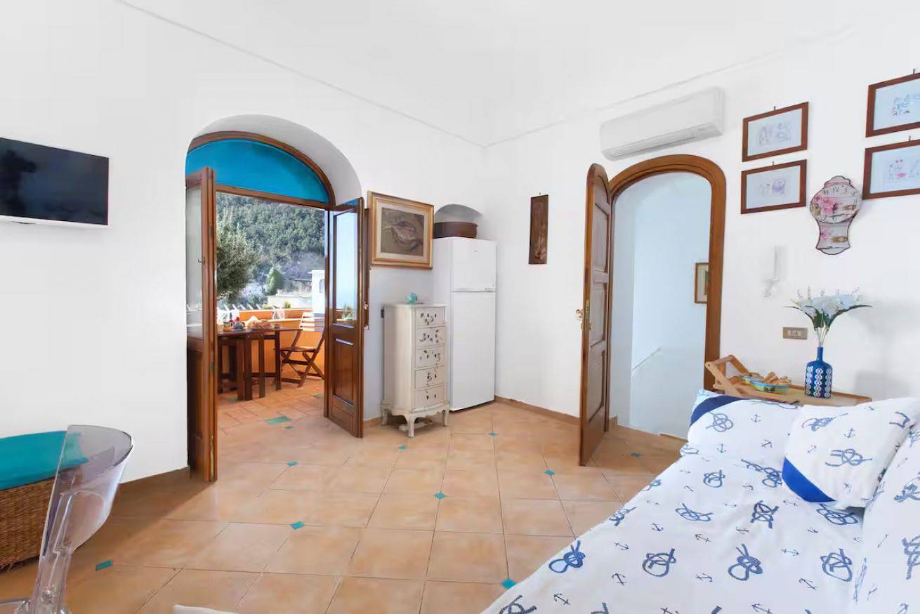Vacation house for 2 people with balcony/terrace in Positano, Amalfi Coast