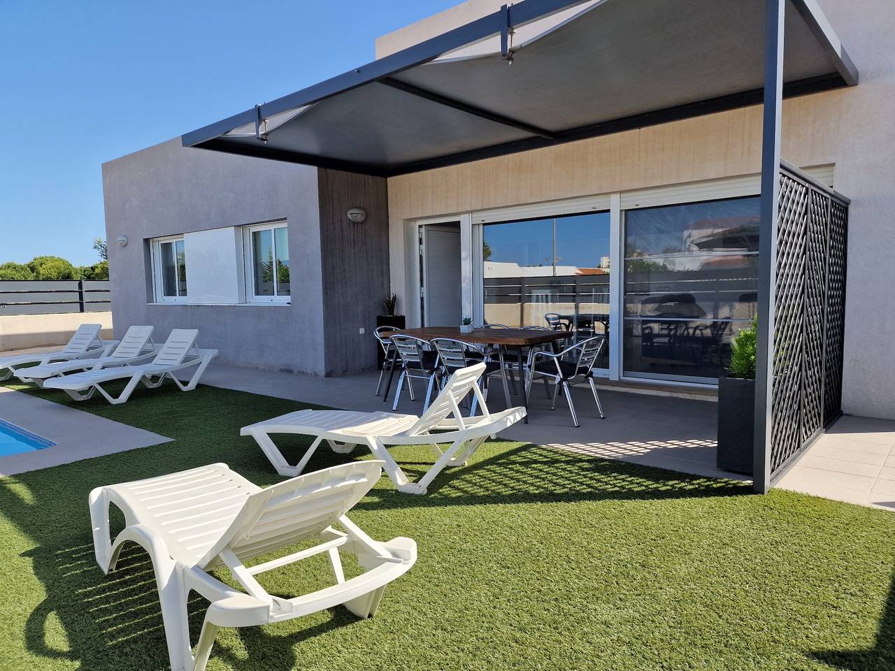 "Marc“@Marisol: 550m zum Strand, Privat-Pool, A/C, Wifi, Hundestrand in Riumar, Delta de l'Ebre