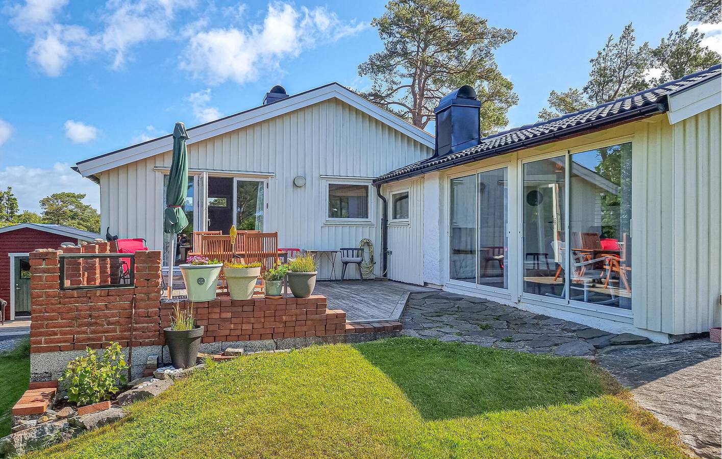 Hus för 6 Personer, med utsikt samt trädgård och terass, med husdjur