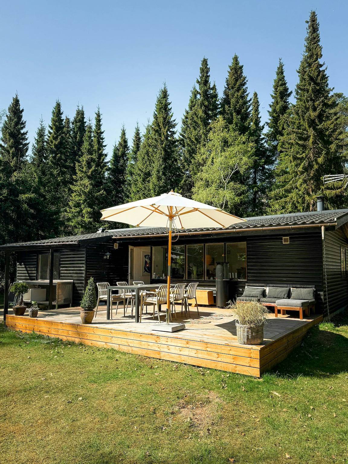 Ferienhaus aus den 70er Jahren mit Sauna und Kaltwasserwanne in Kolind, Rønde
