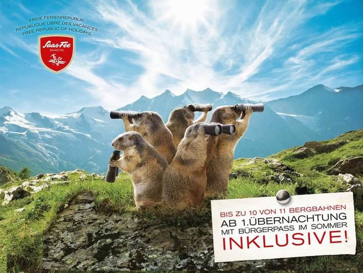 Ferienwohnung für 5 Personen, mit Balkon in Saas-Grund - 2