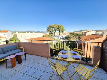 Gîte pour 4 personnes, avec terrasse à La Seyne-sur-Mer