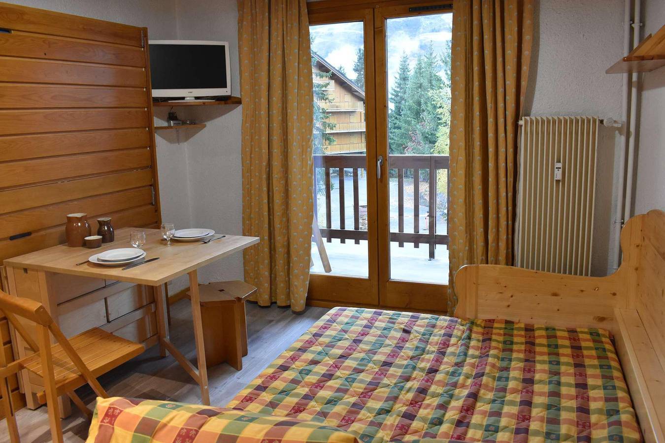 Ganze Wohnung, Résidence les Merisiers - Studio für 2 Personen (A08) in Les Allues, Les Trois Vallées