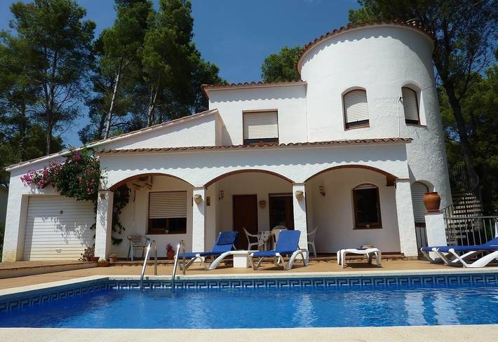 Ferienhaus für 8 Personen, mit Garten an der Costa Brava
