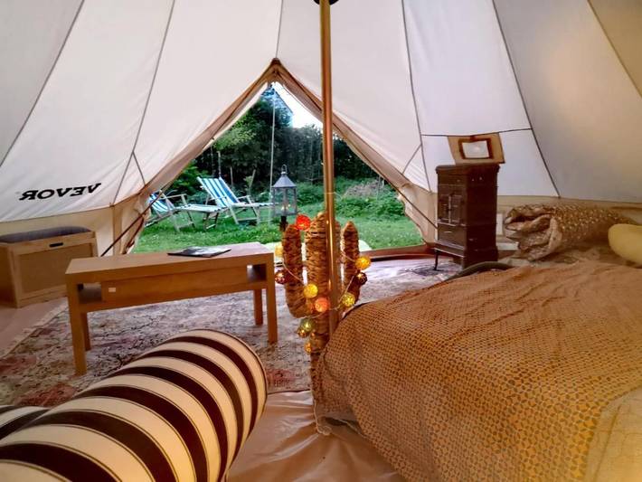 Tente pour 5 personnes, avec vue et jardin dans Oise - 3