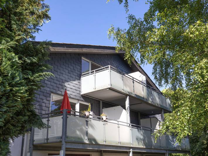 Ferienwohnung für 3 Personen, mit Balkon und Garten in Warwerort