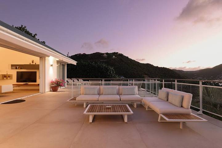 Villa pour 8 personnes, avec jardin et terrasse dans Saint-Barthélemy