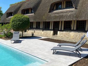 Chambre d’hôte pour 3 personnes, avec piscine et jardin en Seine-Maritime