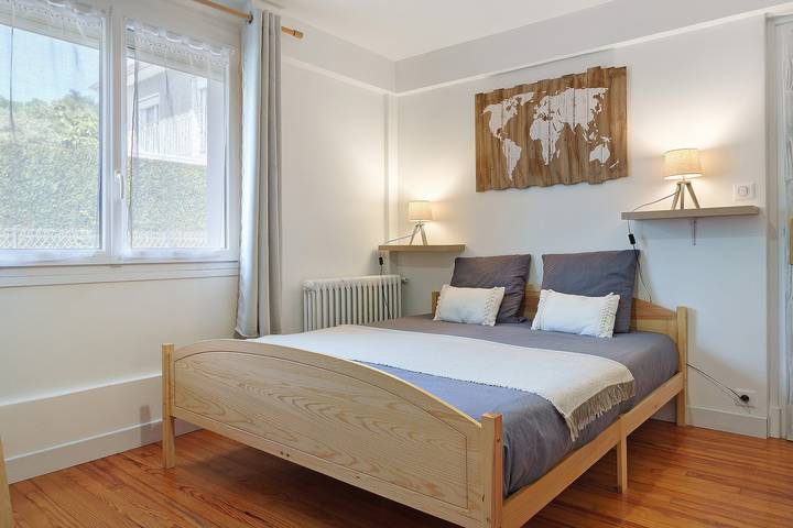 Chambre pour 4 personnes, avec Jardin