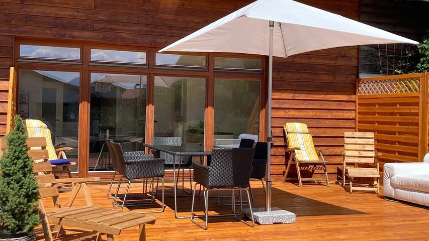 Ferienhaus für 7 Personen, mit Garten und Terrasse am Chiemsee