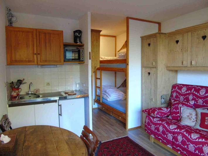 Gîte pour 4 personnes, avec balcon à Modane