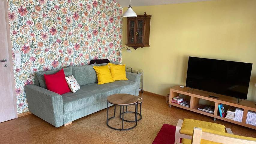 Ferienhaus für 4 Personen, mit Balkon und Terrasse sowie Garten und Sauna