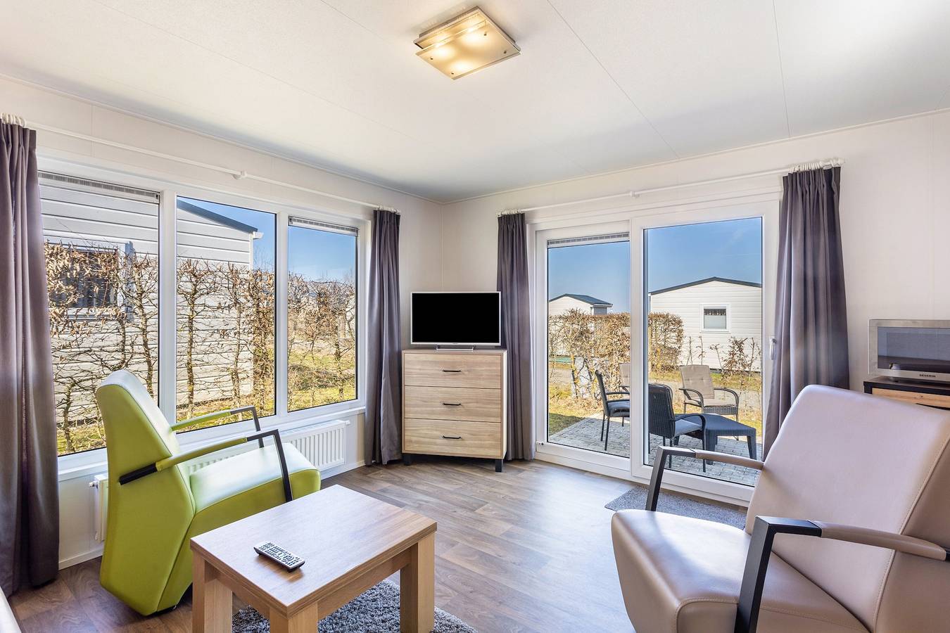 Tiny Home 'Chalet 91' mit Bergblick, privater Terrasse und Wlan in Brilon, Hochsauerlandkreis