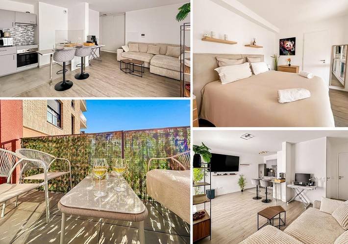 Gîte pour 2 personnes, avec balcon et vue à Romainville - 2