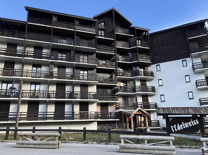Studio pour 4 personnes, avec balcon et vue