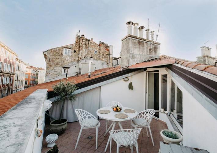 Appartamento per 4 persone, con Terrazza e Panorama a Trieste