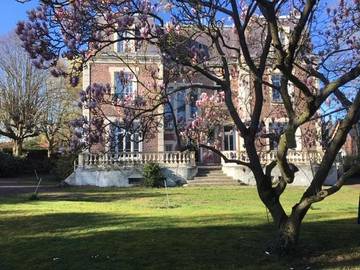 Chambre d’hôte pour 2 personnes, avec jardin et vue, animaux acceptés dans Flavy-le-Martel