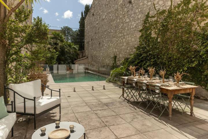 Maison de vacances pour 12 personnes, avec terrasse et piscine