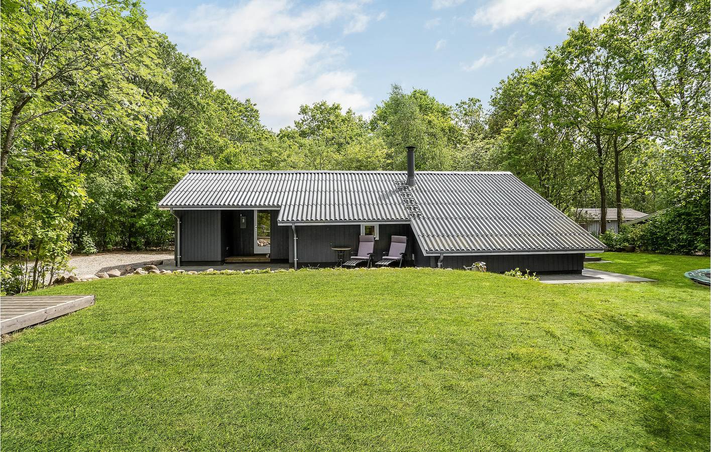 Vacation house for 5 people with yard in Varde Region