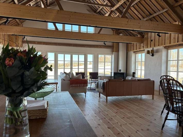 Ferienhaus für 10 Personen, mit Terrasse und Garten sowie Ausblick in Färgelanda und Umgebung