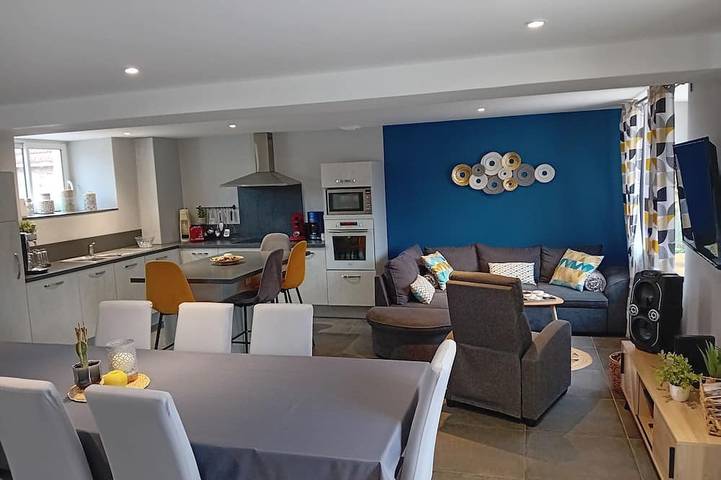 Maison de vacances pour 14 personnes, avec jardin